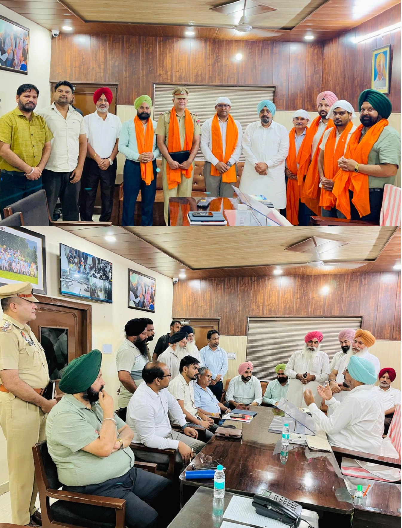ਹਲਕਾ ਵਿਧਾਇਕ ਕੁਲਜੀਤ ਸਿੰਘ ਰੰਧਾਵਾ ਨੇ ਆਪਣੇ ਡੇਰਾਬਸੀ ਦਫਤਰ ਵਿੱਖੇ ਡ੍ਰੇਨੇਜ ਵਿਭਾਗ ਦੇ ਅਧਿਕਾਰੀਆਂ ਨਾਲ ਮੀਟਿੰਗ ਕਰਕੇ ਘੱਗਰ ਨੇੜਲੇ ਬੰਨ੍ਹ ਦੀ ਮੁਰੰਮਤ ਦਾ ਲਿਆ ਜ਼ਾਇਜ਼ਾ।